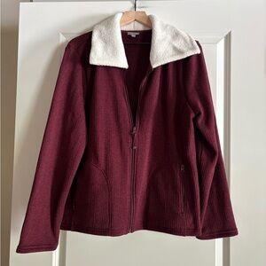 T Talbots Women’s Zip Front Jacket